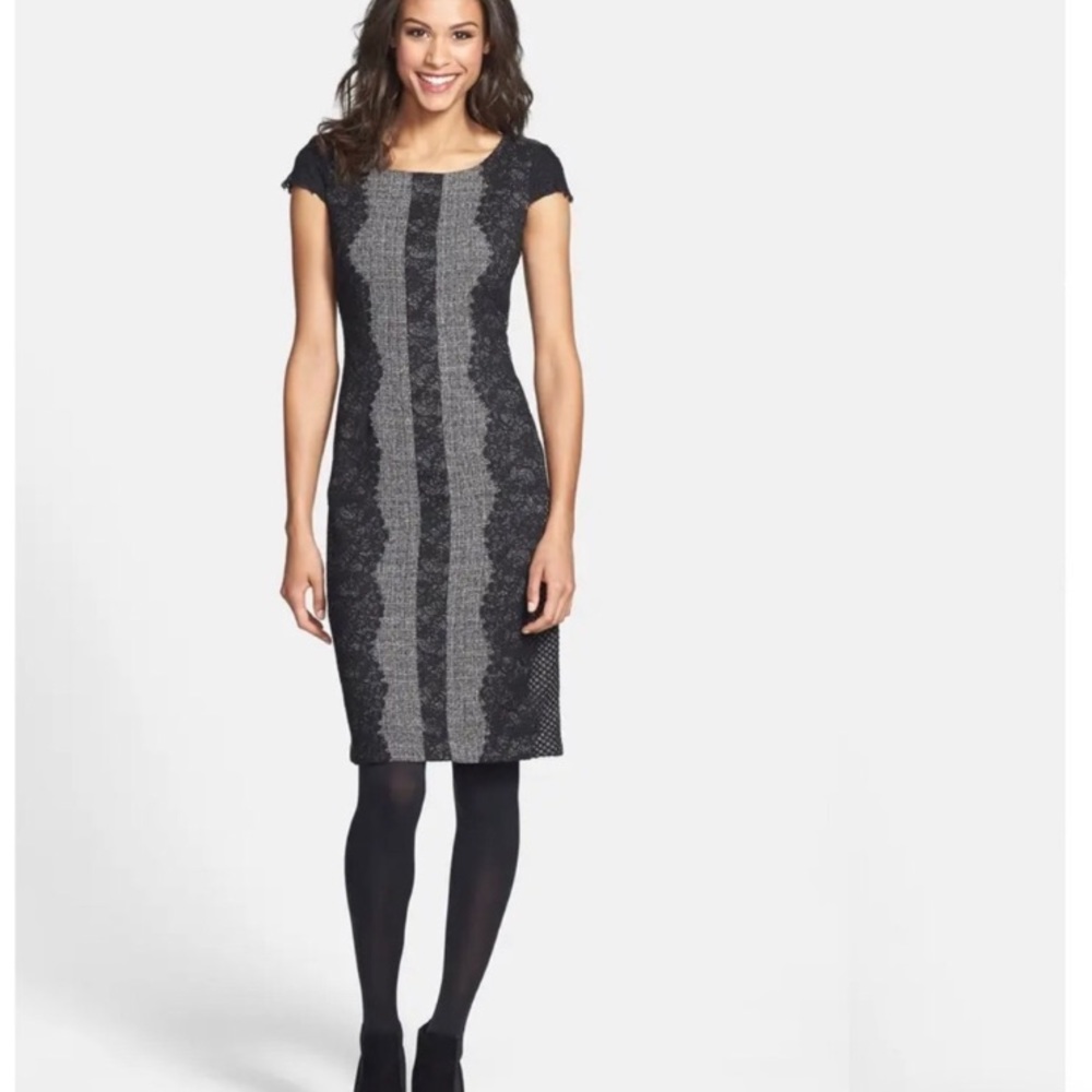 f* Betsey Johnson Lace Sheath Dress